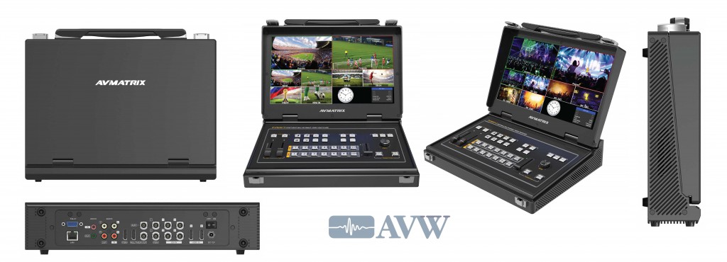 Portable 6CH SDI/HDMI Multi-format Video Switcher