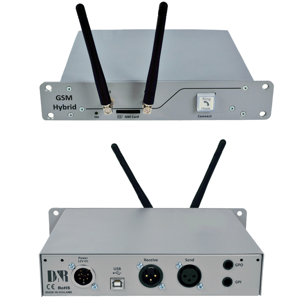 D&R GSM Hybrid you can add a simple and effective wireless interface that your reporters can call.