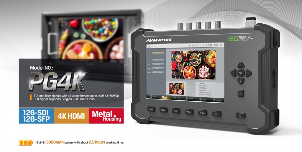  AV Matrix HDMI2.0 Pattern Generator