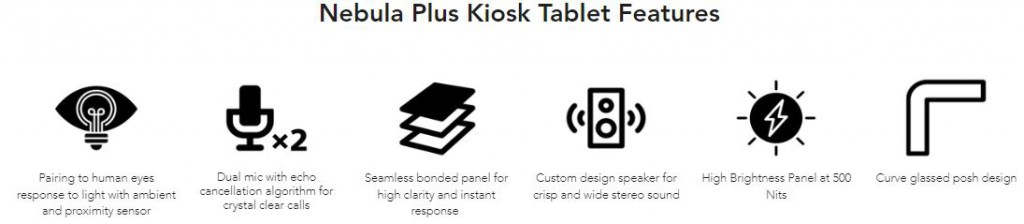 Nebula Plus Kiosk Tablet info_