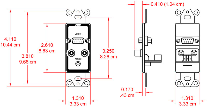 D-AVM4-dimensions