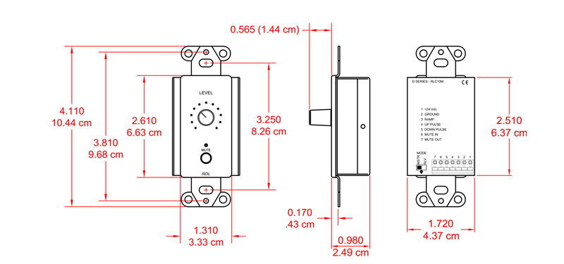 D-RLC10M-dimensions