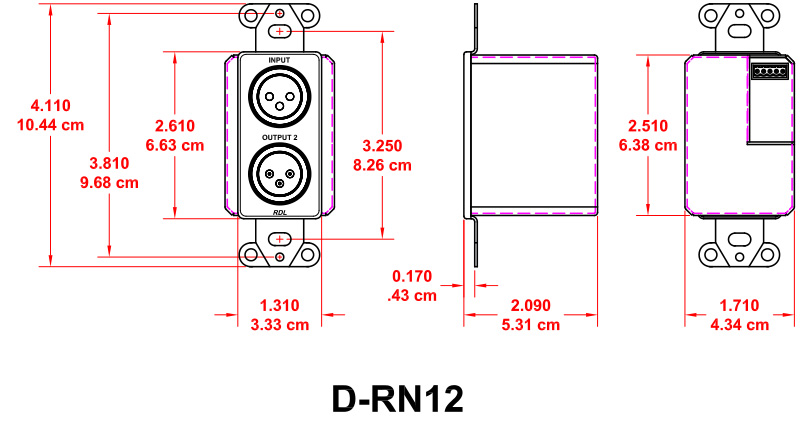 D-RN12-dimensions