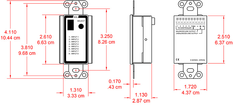 D-SFRC8L-dimensions