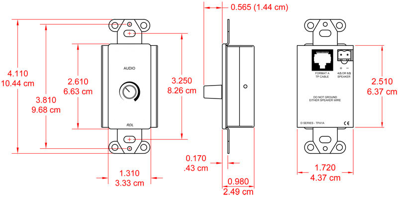 D-TPA1A-dimensions