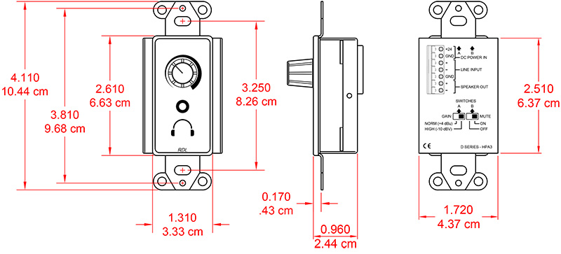 DB-HPA3-dimensions