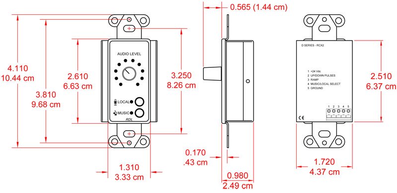 DB-RCX2-dimensions