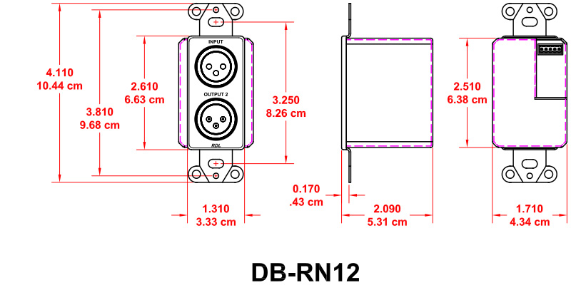 DB-RN12-dimensions