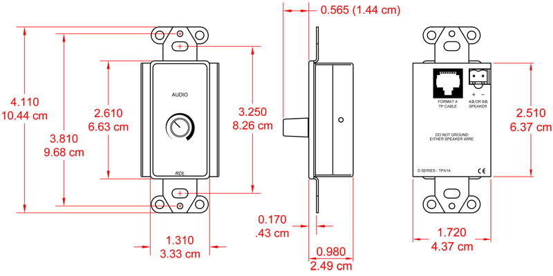DB-TPA1A-dimensions