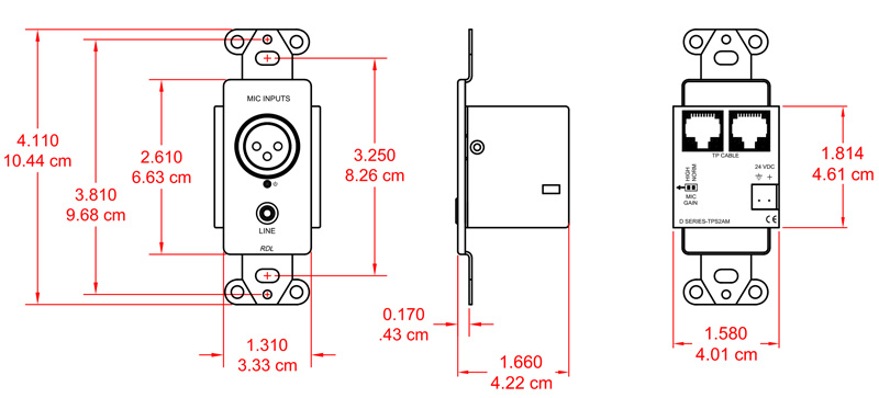 DB-TPS2AM-dimensions