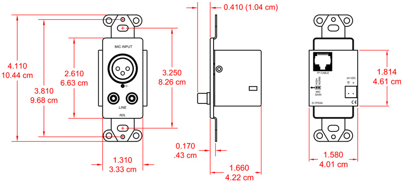 DB-TPS3A-dimensions