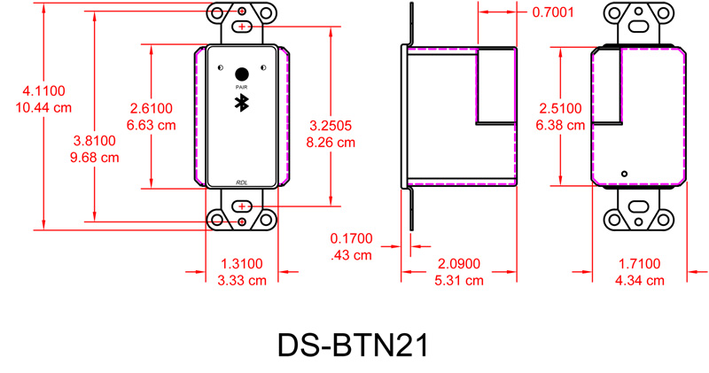 DS-BTN21-dimensions