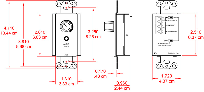 DS-PA3-dimensions