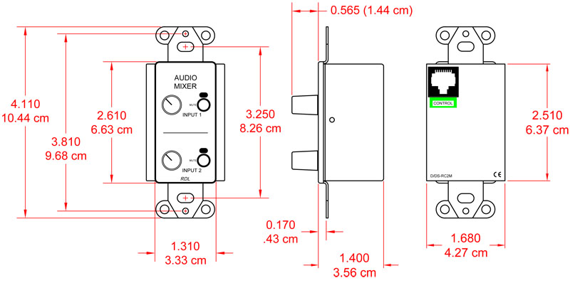 DS-RC2M-dimensions