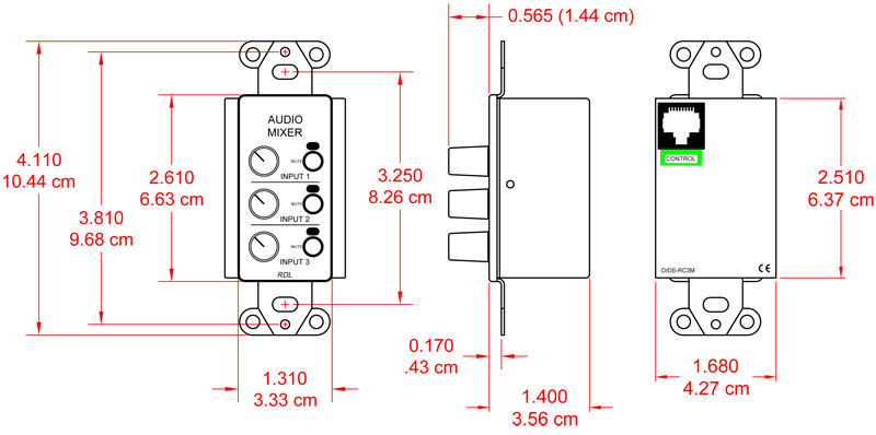 DS-RC3M-dimensions