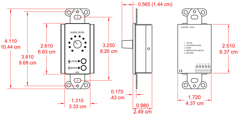 DS-RCX2-dimensions