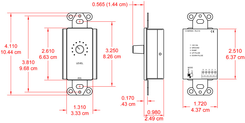 DS-RLC10-dimensions