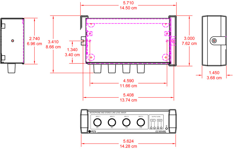 EZ-MX4ML-dimensions
