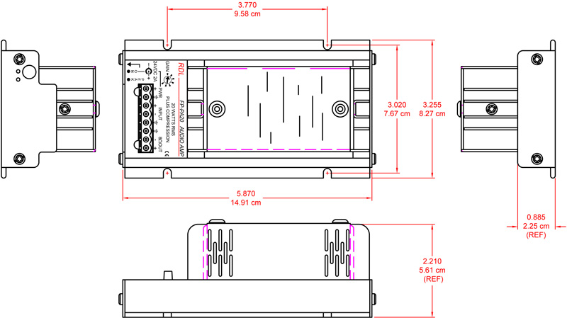 FP-PA20-dimensions