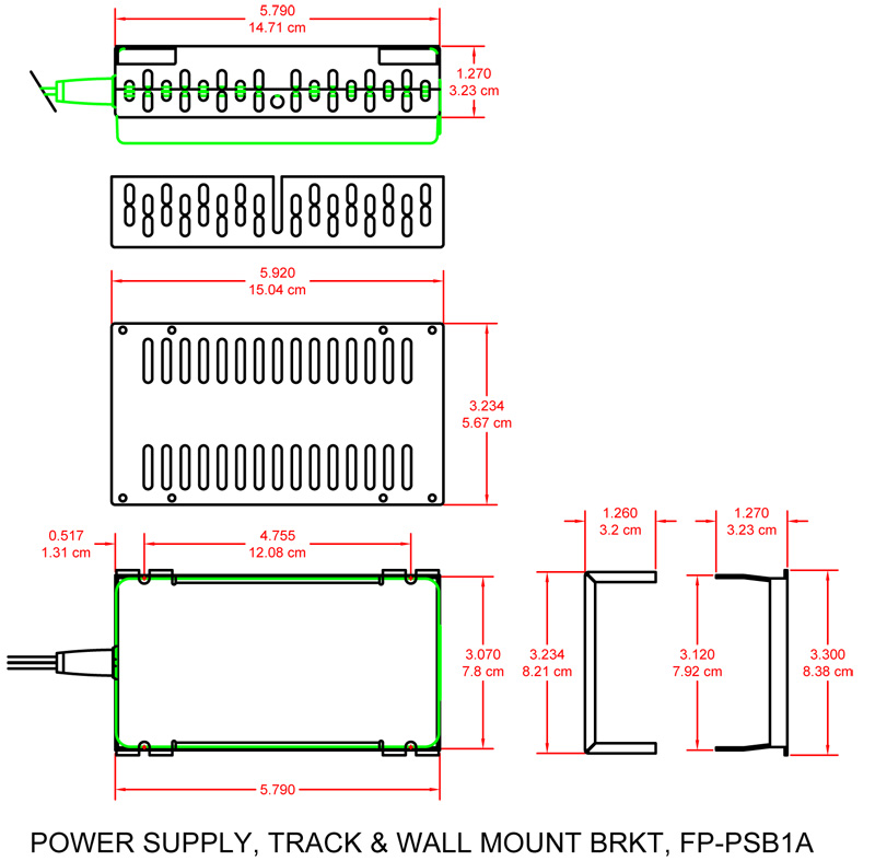 FP-PSB1A-dimensions