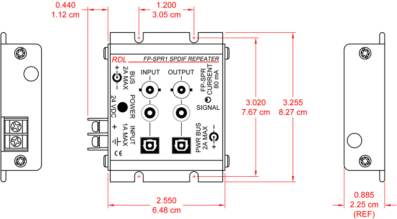 FP-SPR1-dimensions