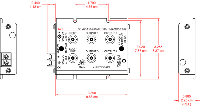 FP-VDA4-dimensions