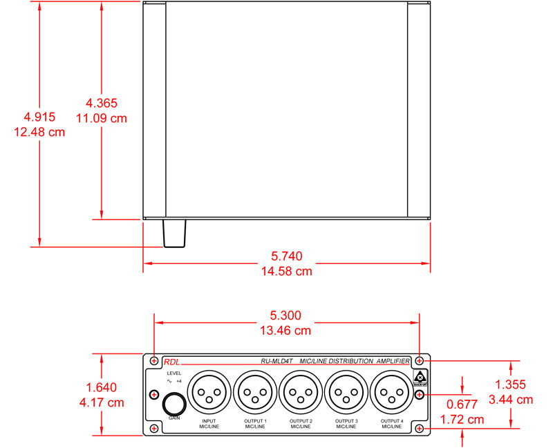 RU-MLD4T-dimensions