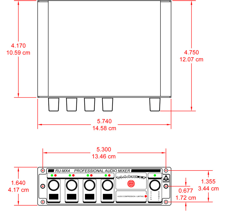 RU-MX4-dimensions
