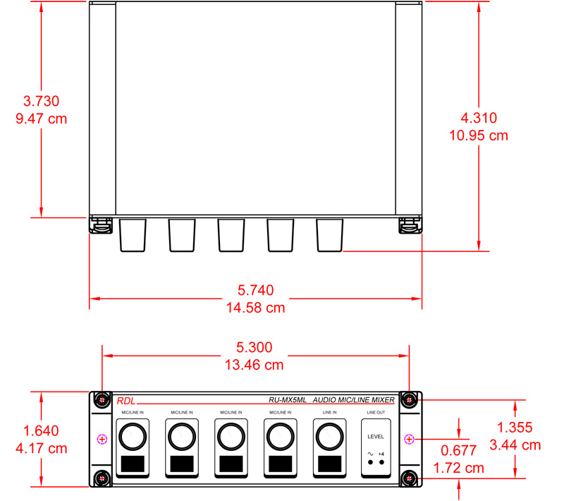 RU-MX5ML-dimensions