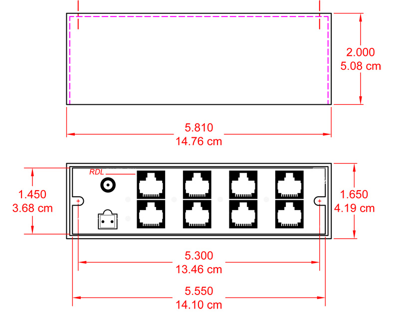 RU-TP4PW-dimensions