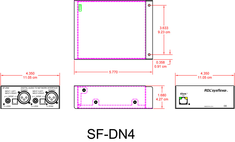 SF-DN4-dimensions
