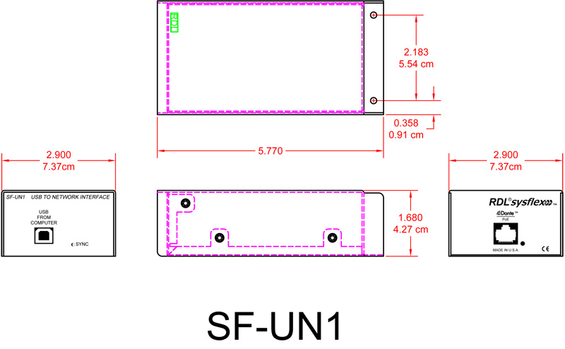 SF-UN1-dimensions