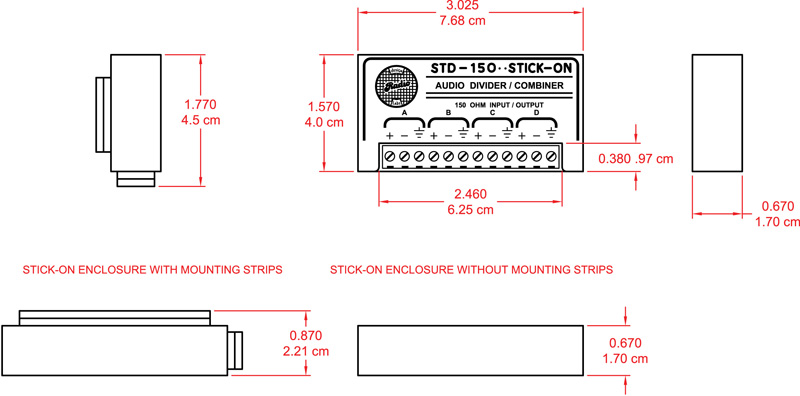 STD-150-dimensions