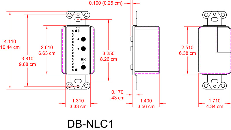 DB-NLC1-dimensions