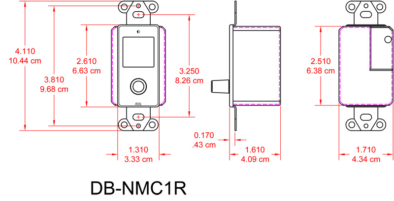 DB-NMC1R-dimensions