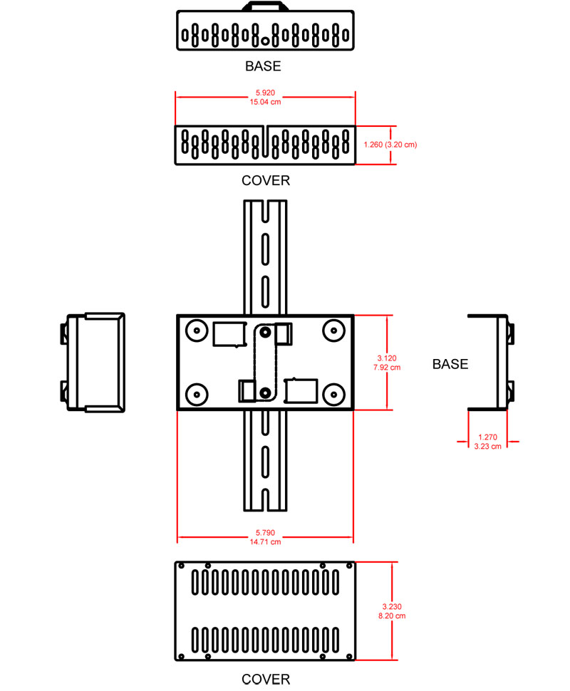 DRA-35P-dimensions
