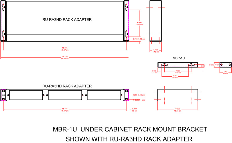 MBR-1U-dimensions