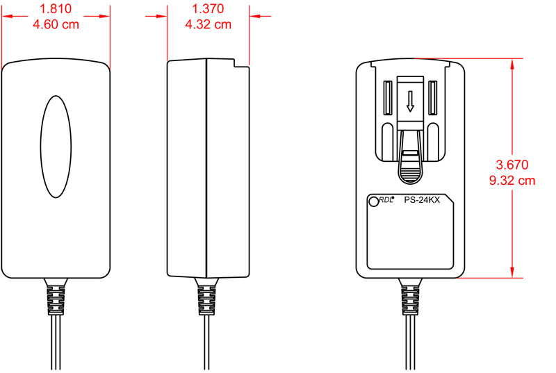 PS-24KX-dimensions