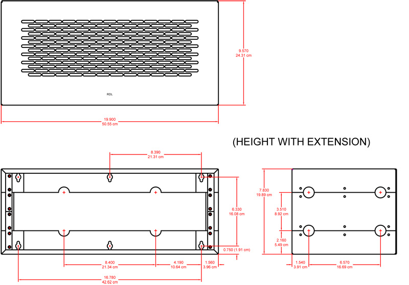 RK-2UX-dimensions