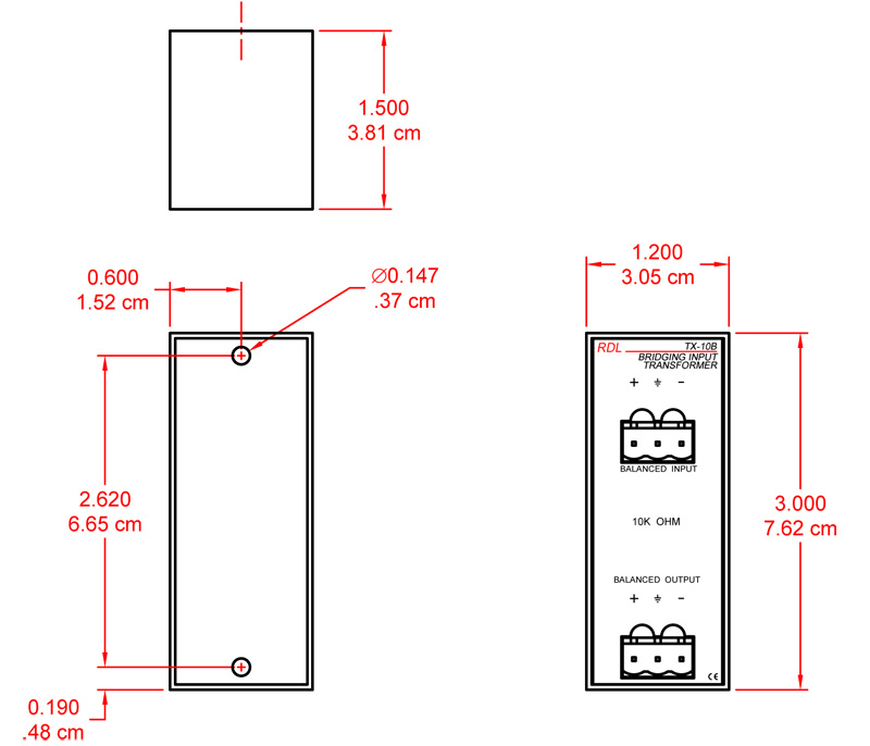 TX-10B-dimensions